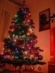Artificial Christmas tree.